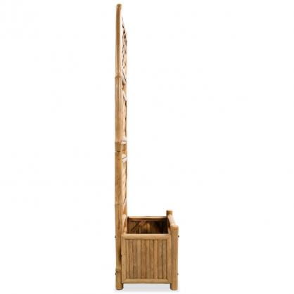 Odlingslda med spalj upphjd bambu 40 cm , hemmetshjarta.se