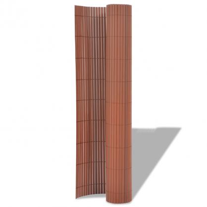 Trdgrd Balkong Insynsskydd PVC 90x300 cm brun , hemmetshjarta.se