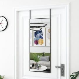 Dörrspegel svart 40x100 cm glas och aluminium , hemmetshjarta.se