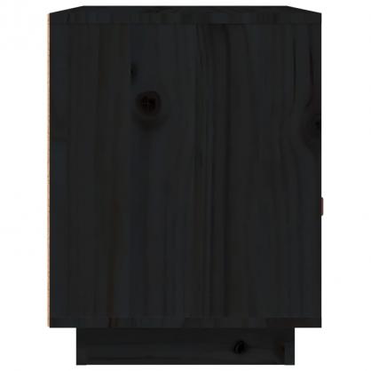 Sngbord 40x34x45 cm svart massivt furu 2 st , hemmetshjarta.se