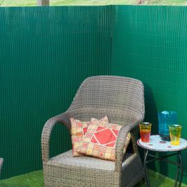 Trädgård Balkong Dubbelsidigt insynsskydd PVC 1,5x3m grön , hemmetshjarta.se