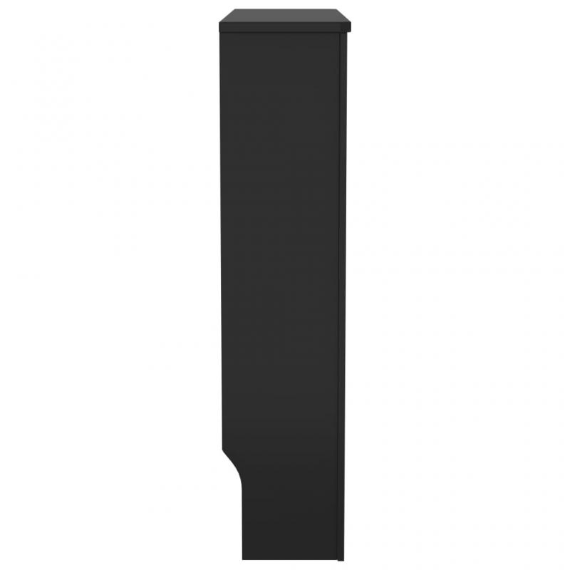 Elementskydd MDF vertikala ribbor svart 78 cm , hemmetshjarta.se