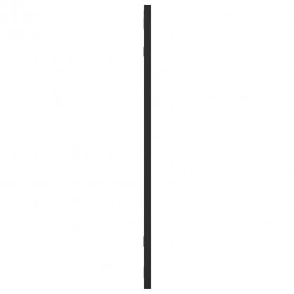 Vggspegel fyrkantig svart 60x60 cm jrn , hemmetshjarta.se