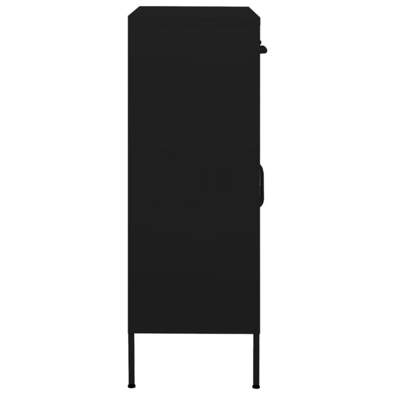 Frvaringsskp svart stl 80x35x101,5 cm , hemmetshjarta.se