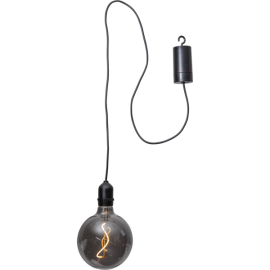 Hängande Dekoration LED Lampa Bowl - Rökfärgat glas , hemmetshjarta.se