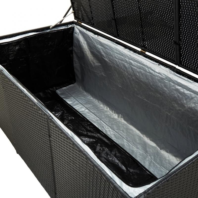 Dynbox konstrotting 180x90x70 cm svart , hemmetshjarta.se