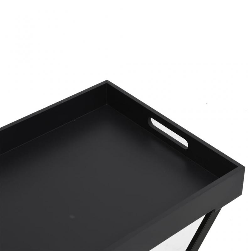 Hopfllbart bord 48x34x61 cm svart MDF , hemmetshjarta.se