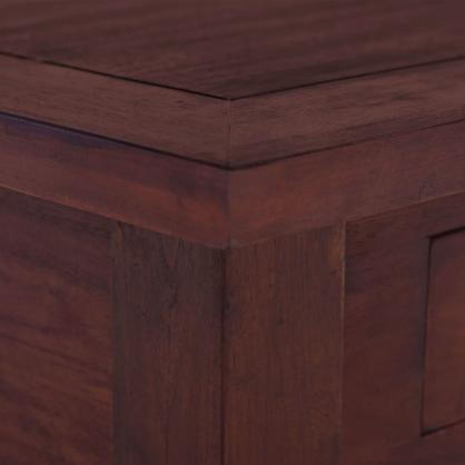 Soffbord 68x68x30 cm klassisk brun massiv mahogny , hemmetshjarta.se