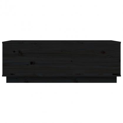 Soffbord 100x50x35 cm lyftbar svart massiv furu , hemmetshjarta.se