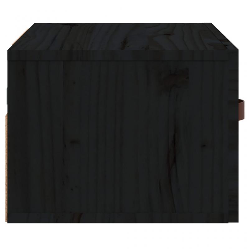 Vggmonterad sngbord svart 40x29,5x22 cm 2 st , hemmetshjarta.se