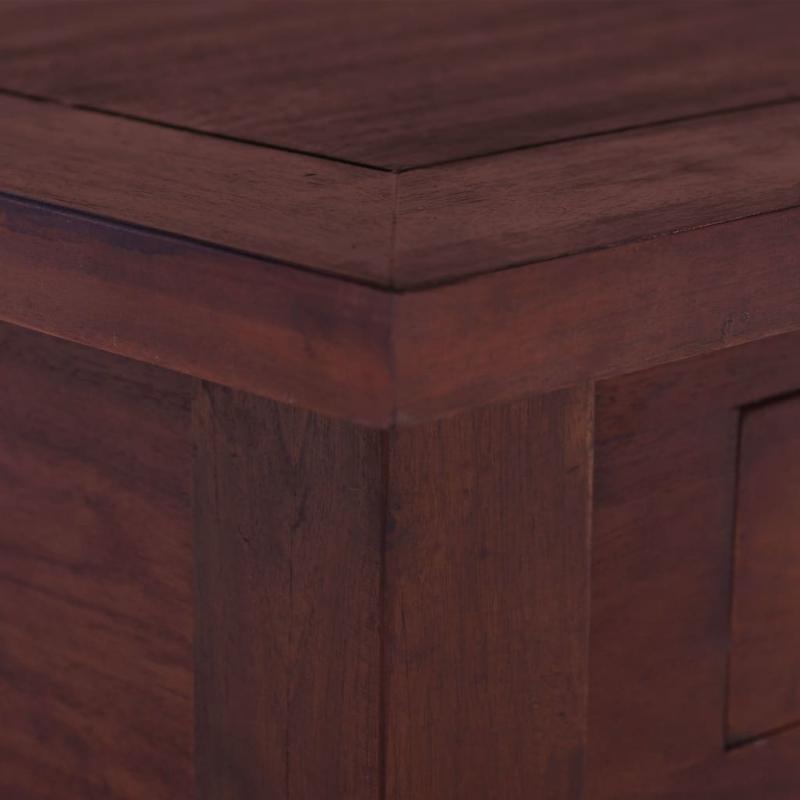 Soffbord 68x68x30 cm klassisk brun massiv mahogny , hemmetshjarta.se