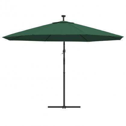 Frihngande parasoll med stng och LED grn 350 cm , hemmetshjarta.se