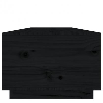 Soffbord 100x50x35 cm svart massiv furu , hemmetshjarta.se