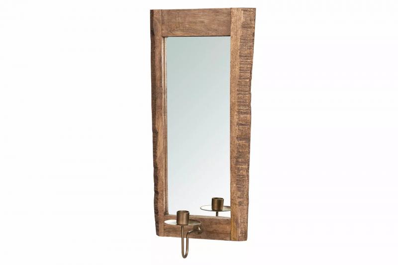 A Lot Decoration - Ljuslampett Spegel Tr 21,5x14x46,5cm , hemmetshjarta.se