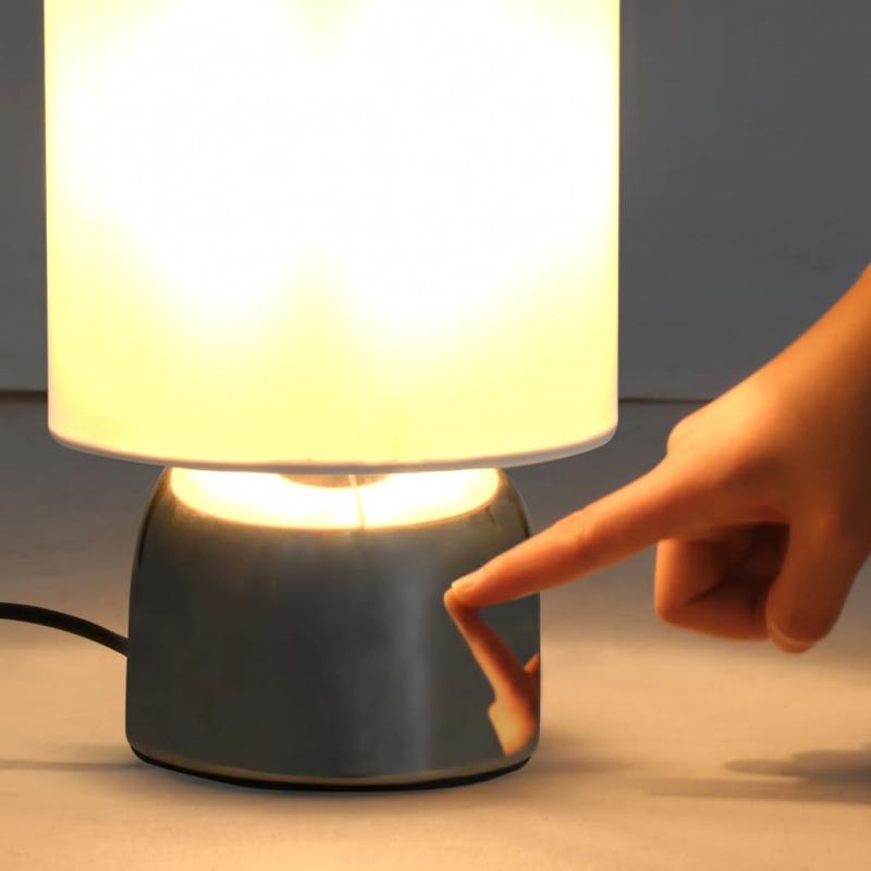 Bordslampor 2 st touch-knapp vit E14 , hemmetshjarta.se
