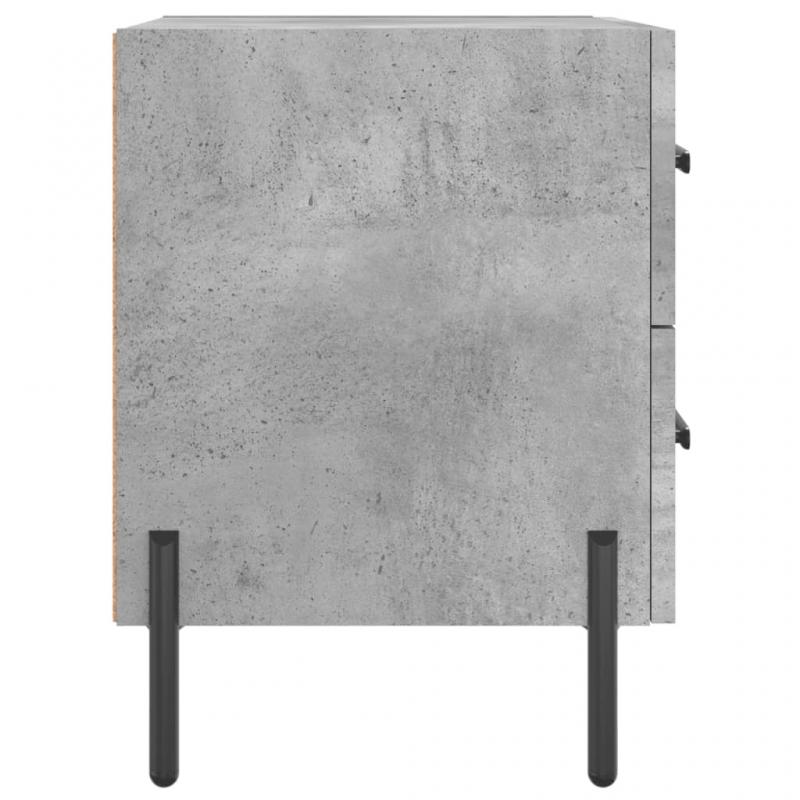 Sngbord 40x35x47,5 cm betonggr , hemmetshjarta.se