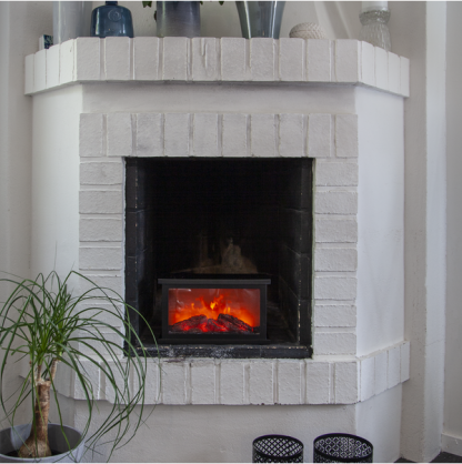 Inomhusdekoration Fireplace 18 cm , hemmetshjarta.se