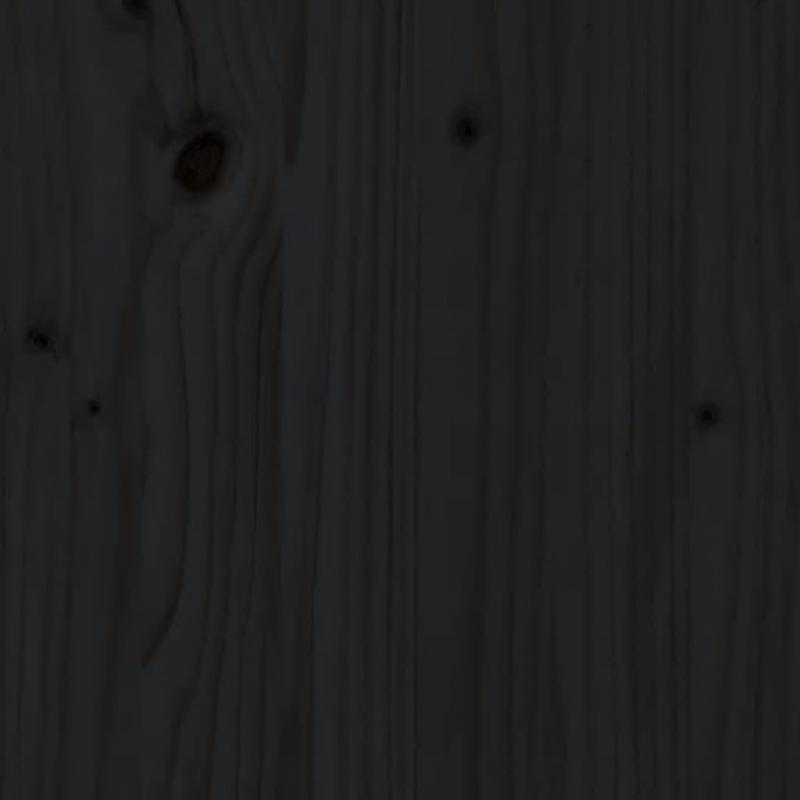 Trdgrdsbnk med odlingslda massiv furu 184,5x39,5x56,5 cm svart , hemmetshjarta.se