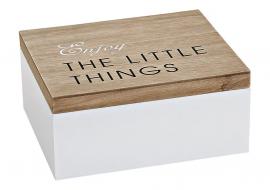 Dekorativ låda Little Things (B/H/D) 22x10x18 cm , hemmetshjarta.se
