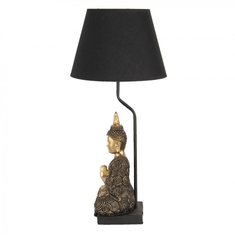 Bordslampa  28x60 Cm Guldfrgad Svart Polyresin Skrivbordslampa , hemmetshjarta.se