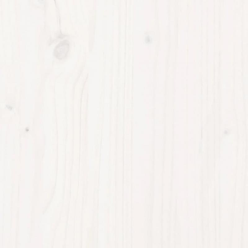 Fotpall Bord med dyna fr trdgrden vit 63,5x63,5x38 cm massiv furu , hemmetshjarta.se