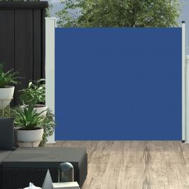Infällbar sidomarkis för uteplats blå 100x300 cm , hemmetshjarta.se