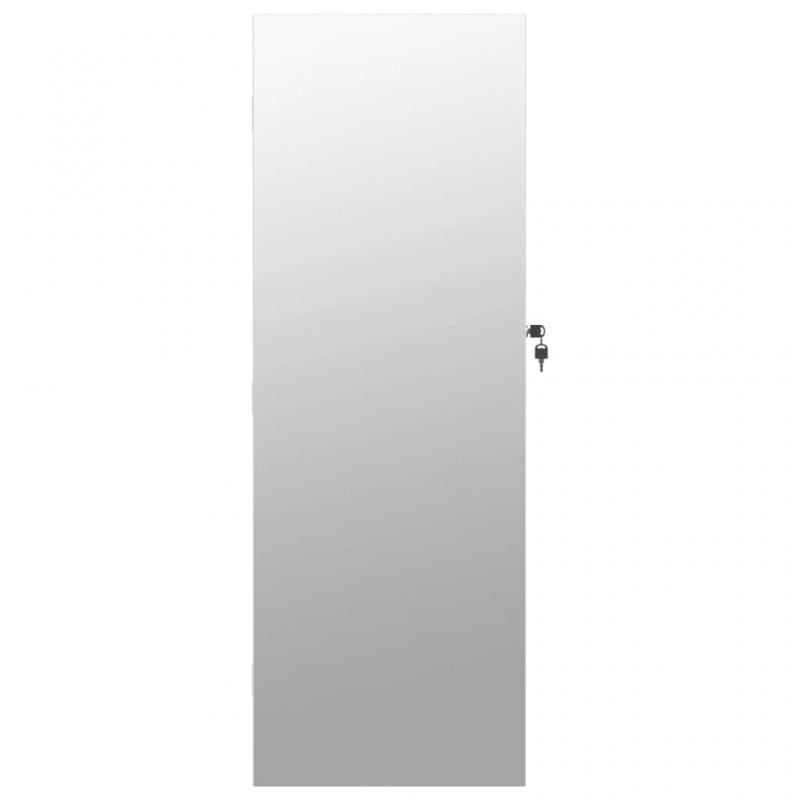 Spegelskp smycken vit 37,5x10x106 cm LED m/ls , hemmetshjarta.se