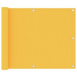 Balkongskärm gul 75x400 cm oxfordtyg , hemmetshjarta.se