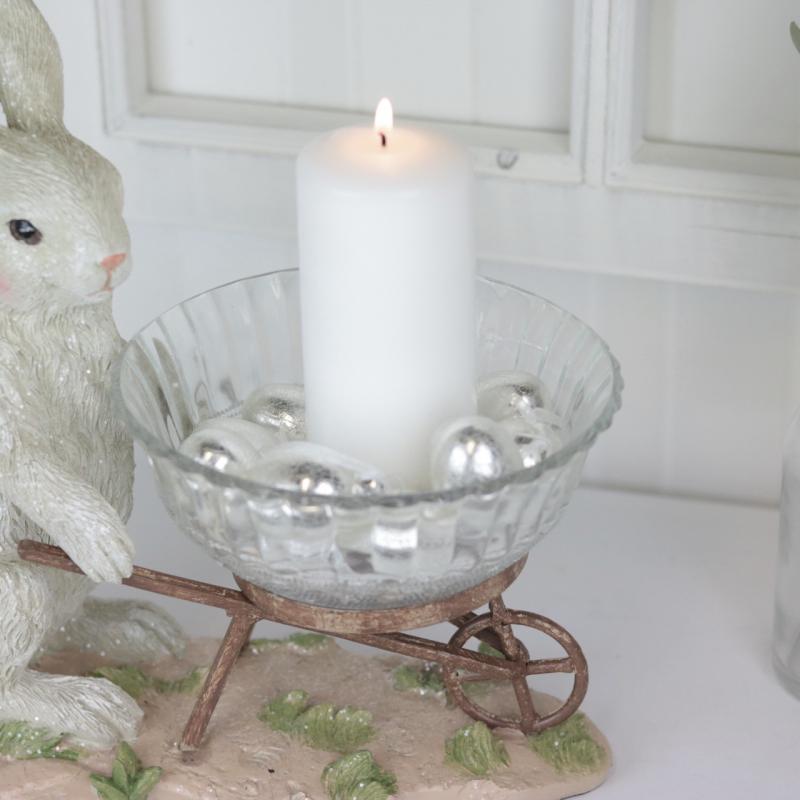 A Lot Decoration - Dekoration Hare med glasskl 30 cm , hemmetshjarta.se