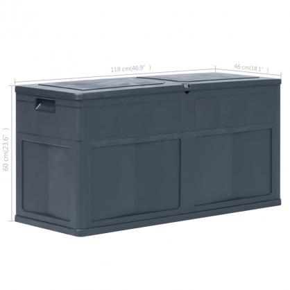 Dynbox 320 liter svart , hemmetshjarta.se