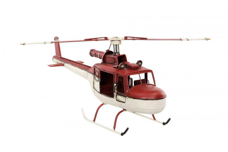 A Lot Decoration - Metalldekoration Helikopter Metall 35x11x16cm , hemmetshjarta.se