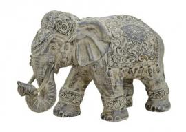 Dekoration Elefant grå polyresin (B/H/D) 50x34x22 cm , hemmetshjarta.se