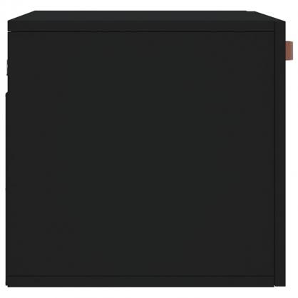 Vggskp svart 60x36,5x35 cm konstruerat tr , hemmetshjarta.se