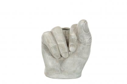 A Lot Decoration - Ljusstake Finger Gr Poly 12x10x14,5cm , hemmetshjarta.se