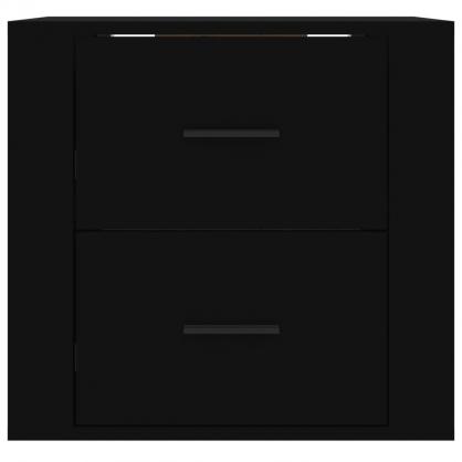 Vggmonterad sngbord svart 50x36x47 cm , hemmetshjarta.se