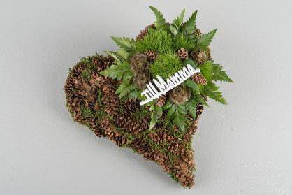 Mosshjärta Plantering 20 cm 2-pack , hemmetshjarta.se