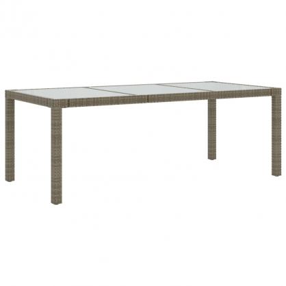 Matbord fr trdgrd 190x90x75 cm gr och konstrotting , hemmetshjarta.se