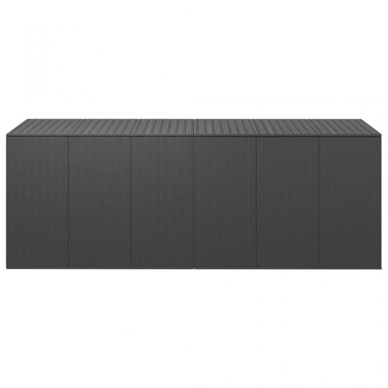 Dynbox PE-rotting 291x100,5x104 cm svart , hemmetshjarta.se