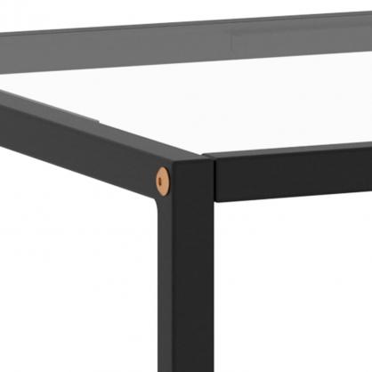 Soffbord hrdat glas svart 120x50x35 cm , hemmetshjarta.se