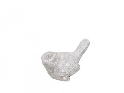 Chic Antique - Gravdekoration Fågel H9.5 / L11 / B7.5 cm Franskgrå , hemmetshjarta.se