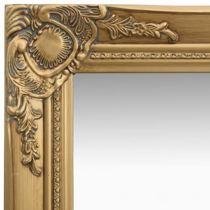 Vggspegel barockstil guld 40x40 cm , hemmetshjarta.se