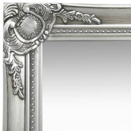 Vggspegel barockstil silver 40x40 cm , hemmetshjarta.se