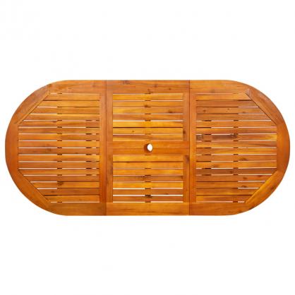 Matbord fr trdgrd utdragbart (120-170)x80x75 cm massiv akacia , hemmetshjarta.se