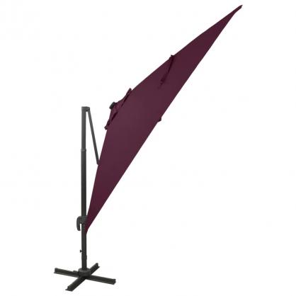 Frihngande parasoll med stng och LED vinrd 300 cm , hemmetshjarta.se