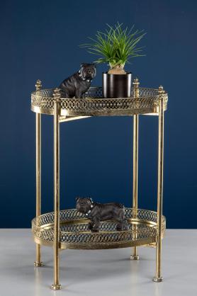 A Lot Decoration - Drinkbord med spegel 65 cm - antikmssing , hemmetshjarta.se