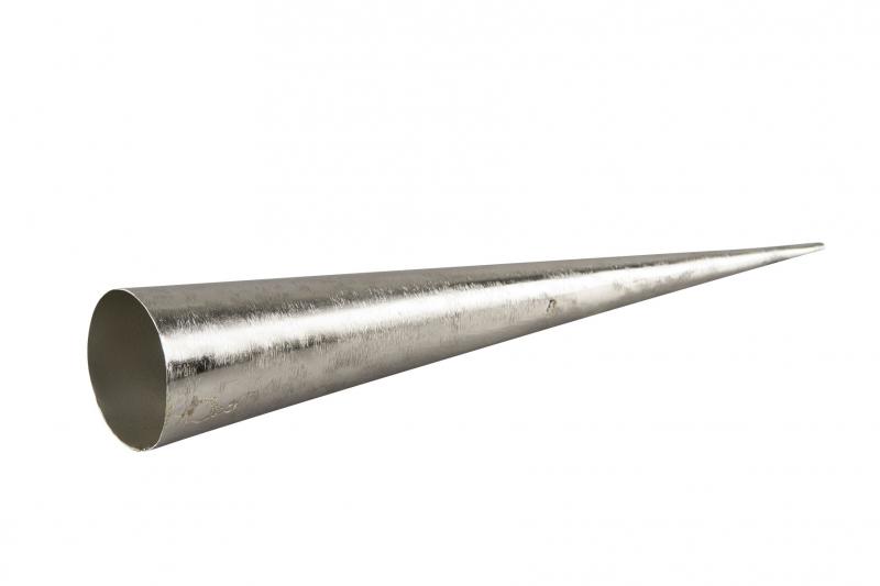 Ljuskon/Borstad Silver 5x26cm , hemmetshjarta.se
