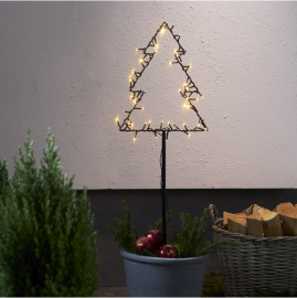 Utomhusdekoration Spiky LED Träd 32x90 , hemmetshjarta.se
