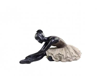 Dekoration Ballerina sittande H15 / L32 / W18 cm mocka , hemmetshjarta.se