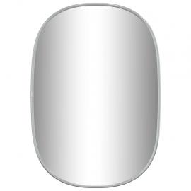 Väggspegel oval silver 50x35 cm , hemmetshjarta.se