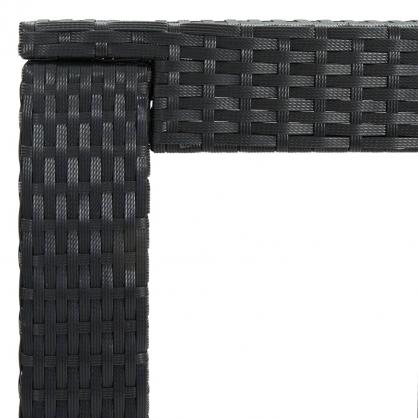 Barbord fr trdgrd 60,5x60,5x110,5 cm svart konstrotting , hemmetshjarta.se